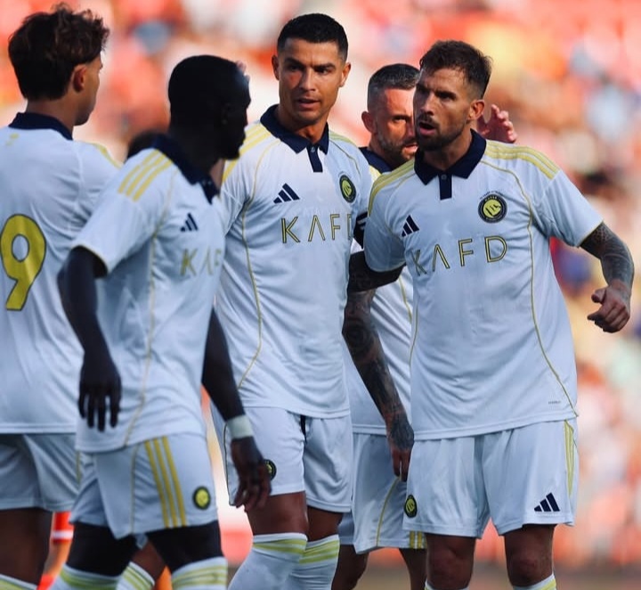 Cristiano Ronaldo dan Skuad Al Nassr. Foto : Ist