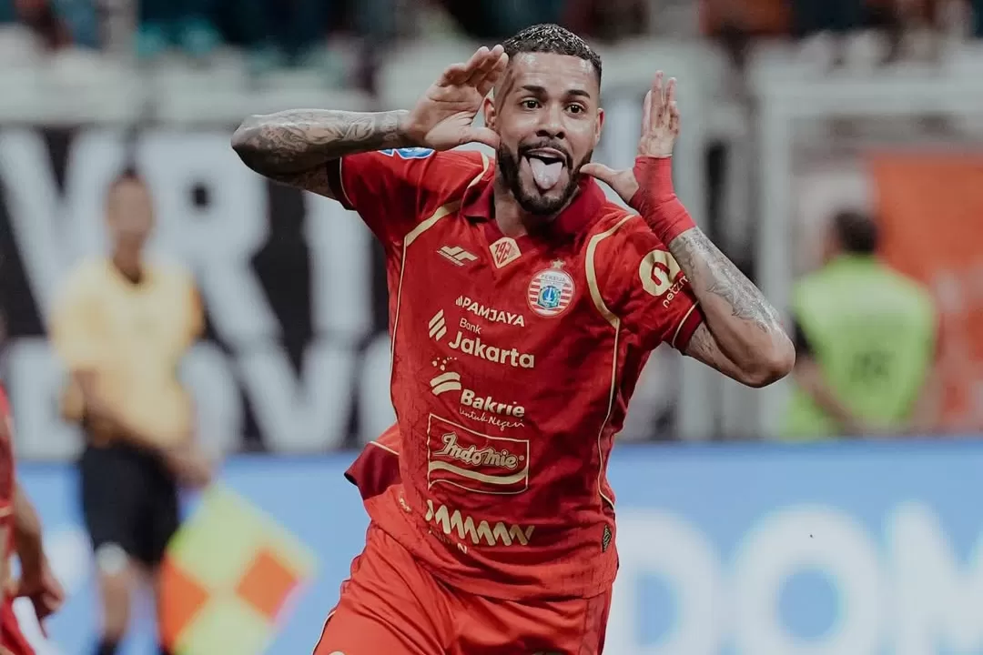 Mesin gol Persija Allano Lima. Foto : Ist