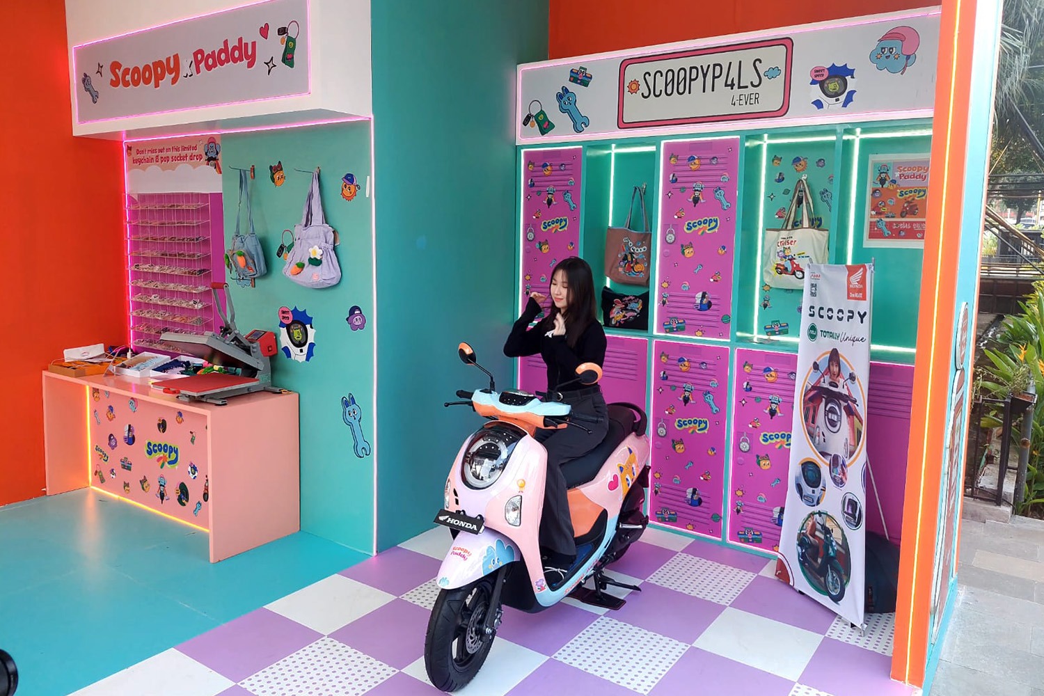 Scoopy modifikasi tampil memikat.(ist).