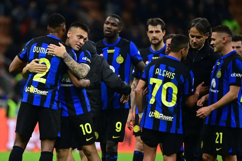 Inter Milan Pesta Gol Tanpa Balas Selebrasi Inter Milan usai pesta gol ke gawang Turino. Foto : Ist