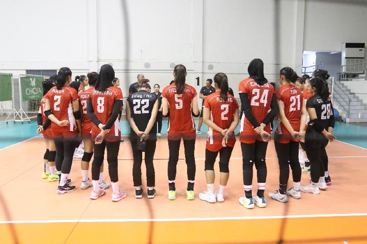 Kejuaraan Dunia Bola Voli U-21, Srikandi Muda Siap Lawan Vietnam Timnas bola voli putri U-21. Foto : Ist