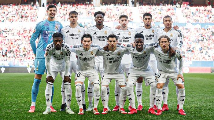 Skuad Real Madrid. Foto : Ist