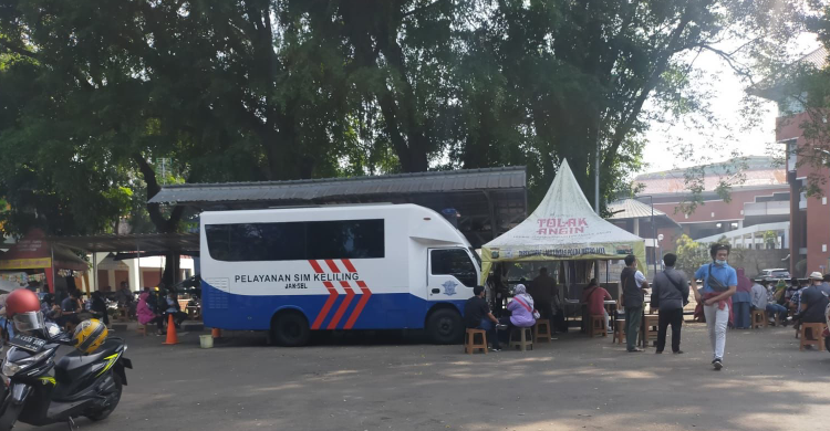 Lokasi SIM Keliling Bekasi Senin 25 Agustus 2025 Foto : Ist