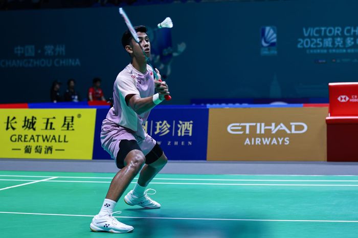 Pemain tunggal putra Indonesia Alwi Farhan. Foto : Ist
