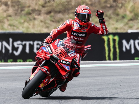 Marc Marquez Yang Tercepat di Kualifikasi MotoGP Hungaria 2025: Pembalap Tim Ducati Marc Marquez. Foto : Ist