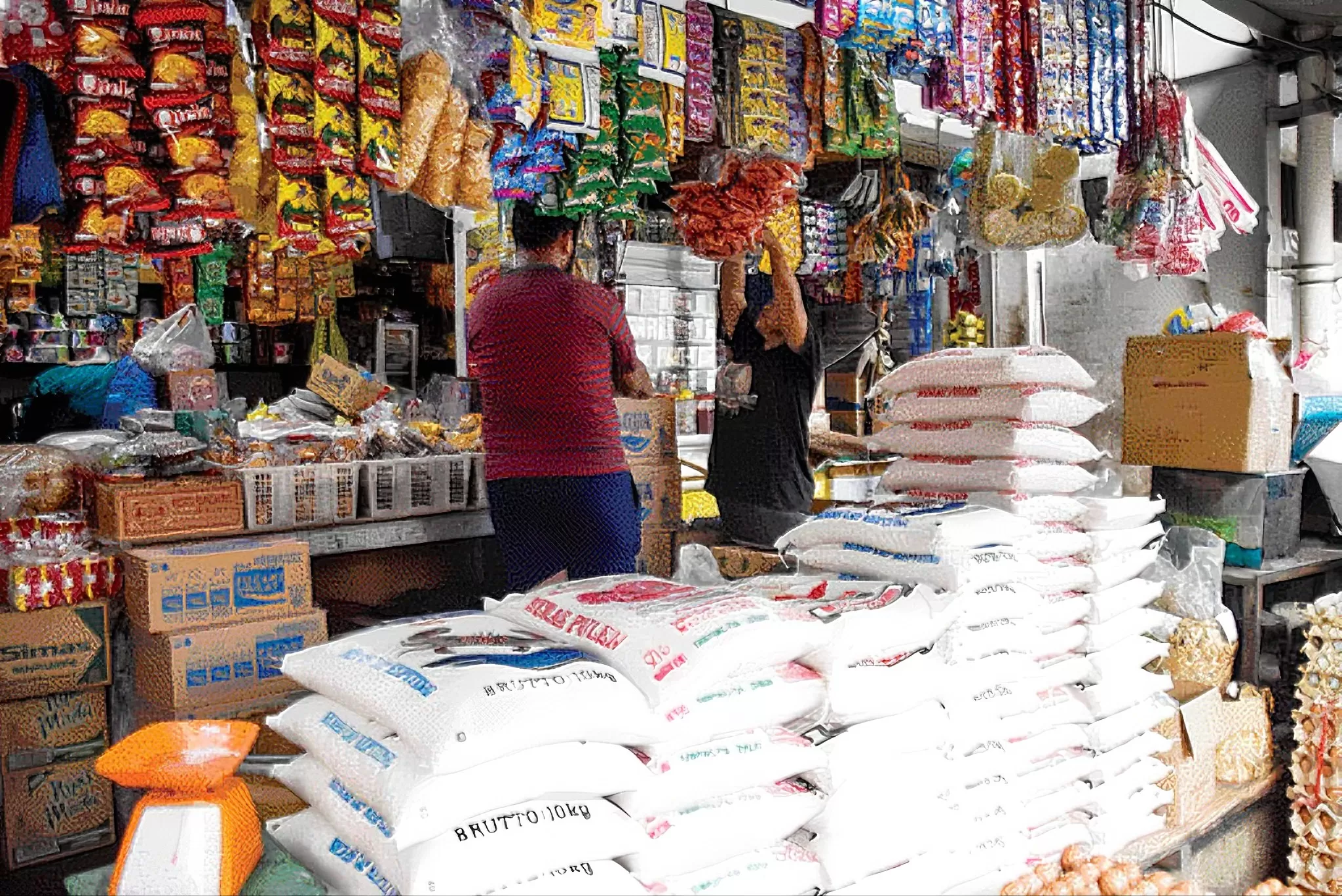 Meski Surplus, Kenapa Harga Beras Premium Masih Mahal Beras premium di pasar. Foto : Ist