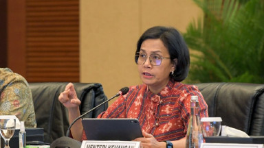 Orang Miskin Di Indonesia Masih 23 Juta Orang Menkeu Sri Mulyani. Foto : Ist