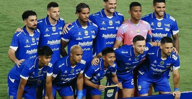 Pekan Pertama Super League, Persib Menang 2-0 Atas Semen Padang Skuad Persib Bandung. Foto : Ist