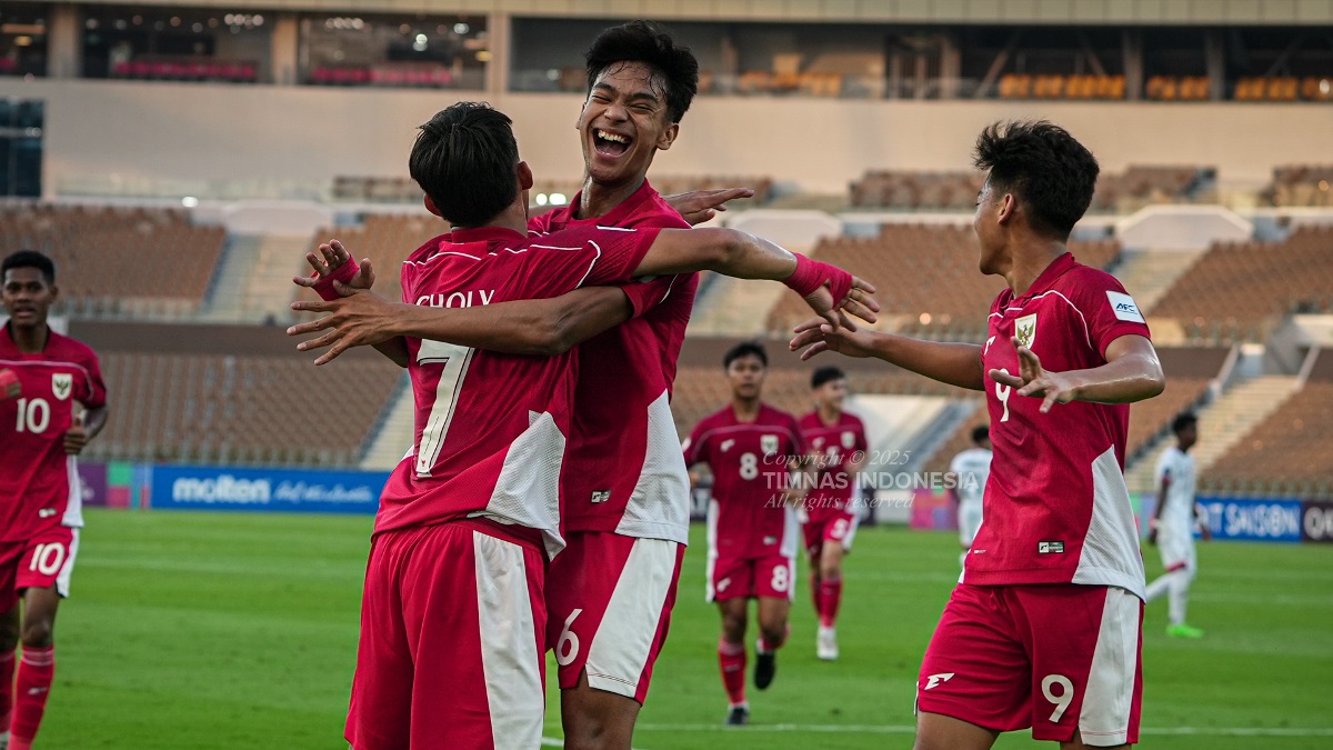 Selebrasi skuad Timnas U17. Foto : Ist