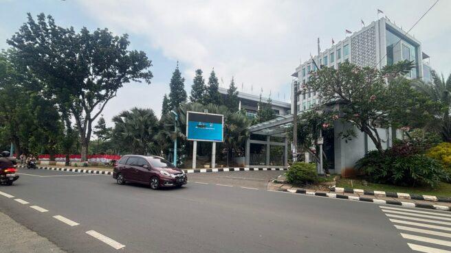Sat Lantas Polres membantah adanya tilang Etle di depan Pemkot Tangsel.