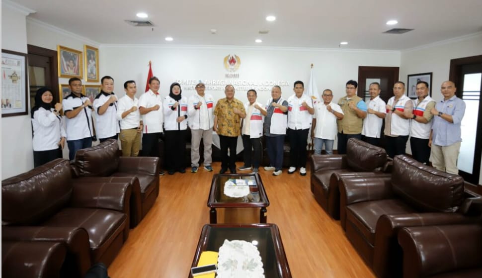Resah Terhadap Permenpora No:14 Tahun 2024, FKONITA Seluruh Indonesia Nyatakan Sikap Di Hadapan Marciano Norman Forum Komunikasi KONI Kota (FKONITA) seluruh Indonesia audiensi dengan Ketua Umum KONI Pusat, Marciano Norman.(ist).