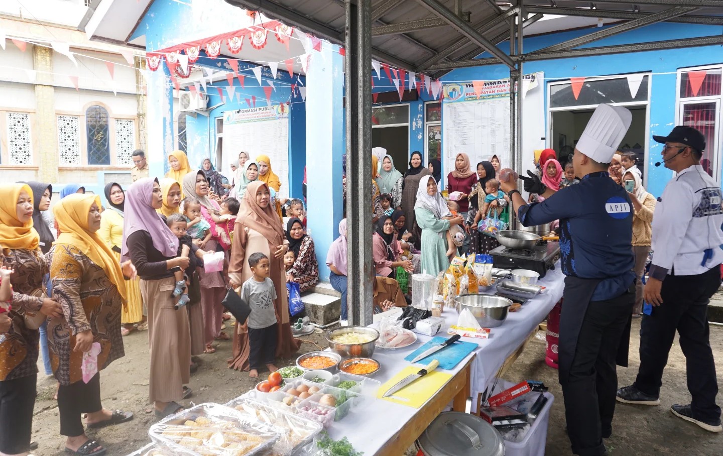 Tekan Stunting, Ikan Dinilai Bagus Dibanding Daging Kampanye Gerakan Makan Ikan (Gemarikan) dan Edukasi Pengolahan Pangan Lokal di Kecamatan Maja, Kabupaten Lebak. Foto : Ist
