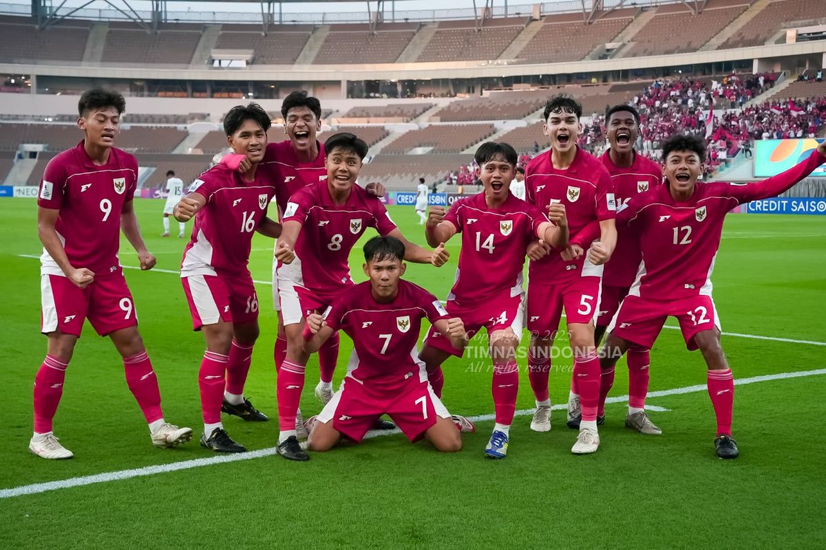 Timnas U-17 Siap Tempur Di Piala lKemerdekaan 2025 Punggawa skuad U-17. Foto : Ist