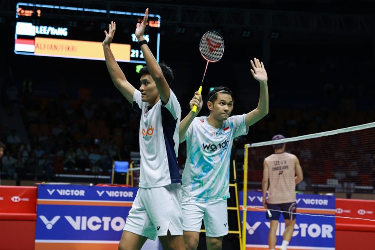 Ganda putra Indonesia Fajar/Fikri. Foto : Ist