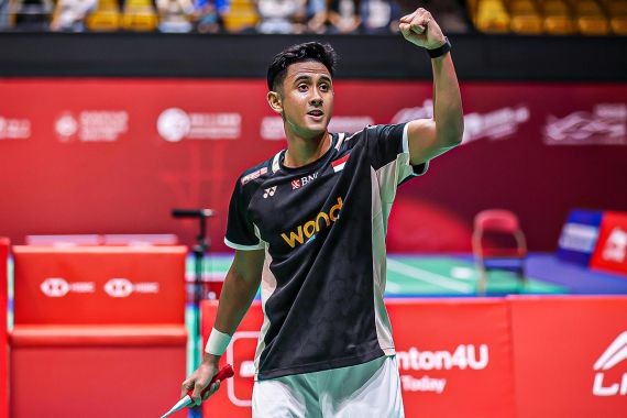 Tunggal putra Indonesia Alwi Farhan. Foto : Ist