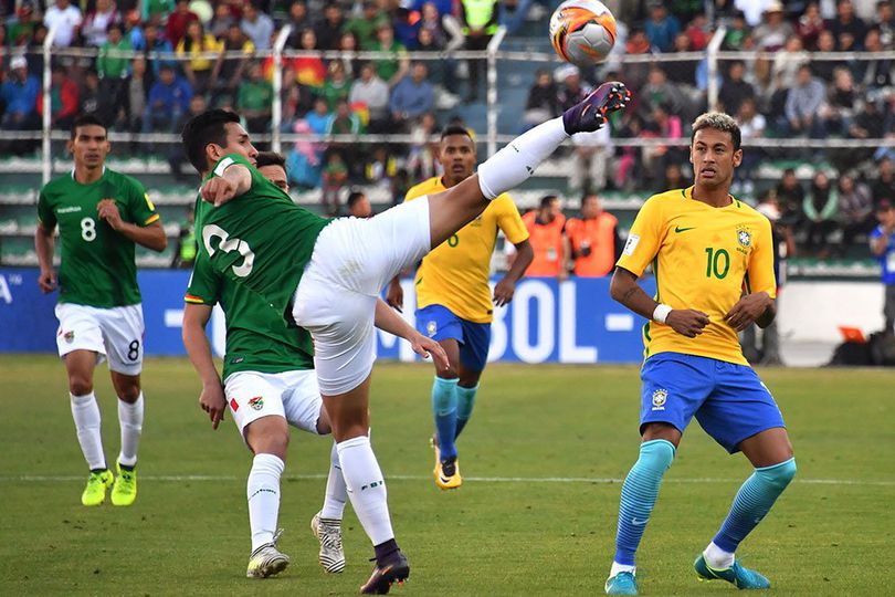 Bolivia Tundukkan Brazil, Ancelotti Tetap Puji Kinerja Anak Asuhnya Laga Braxil vs Bolovia. Foto : Ist