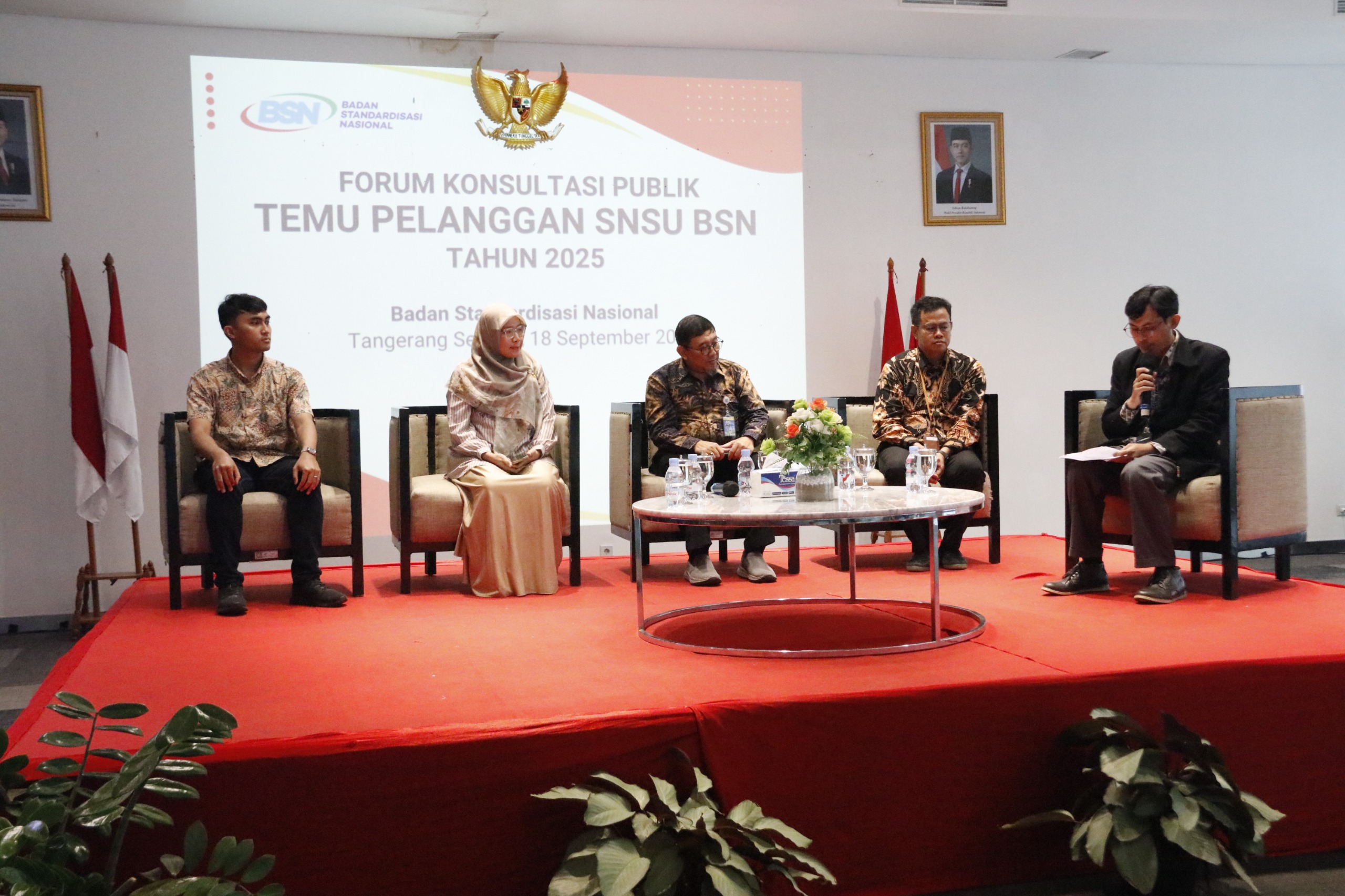 Badan Standardisasi Nasional (BSN) mendorong partisipasi publik dalam memperkuat ketertelusuran pengukuran nasional dalam forum yang berlangsung di Setu, Kamis (18/9).