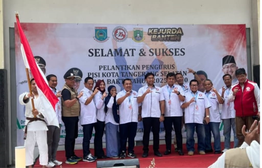 Pelantikan pengurus PJSI Kota Tangsel.