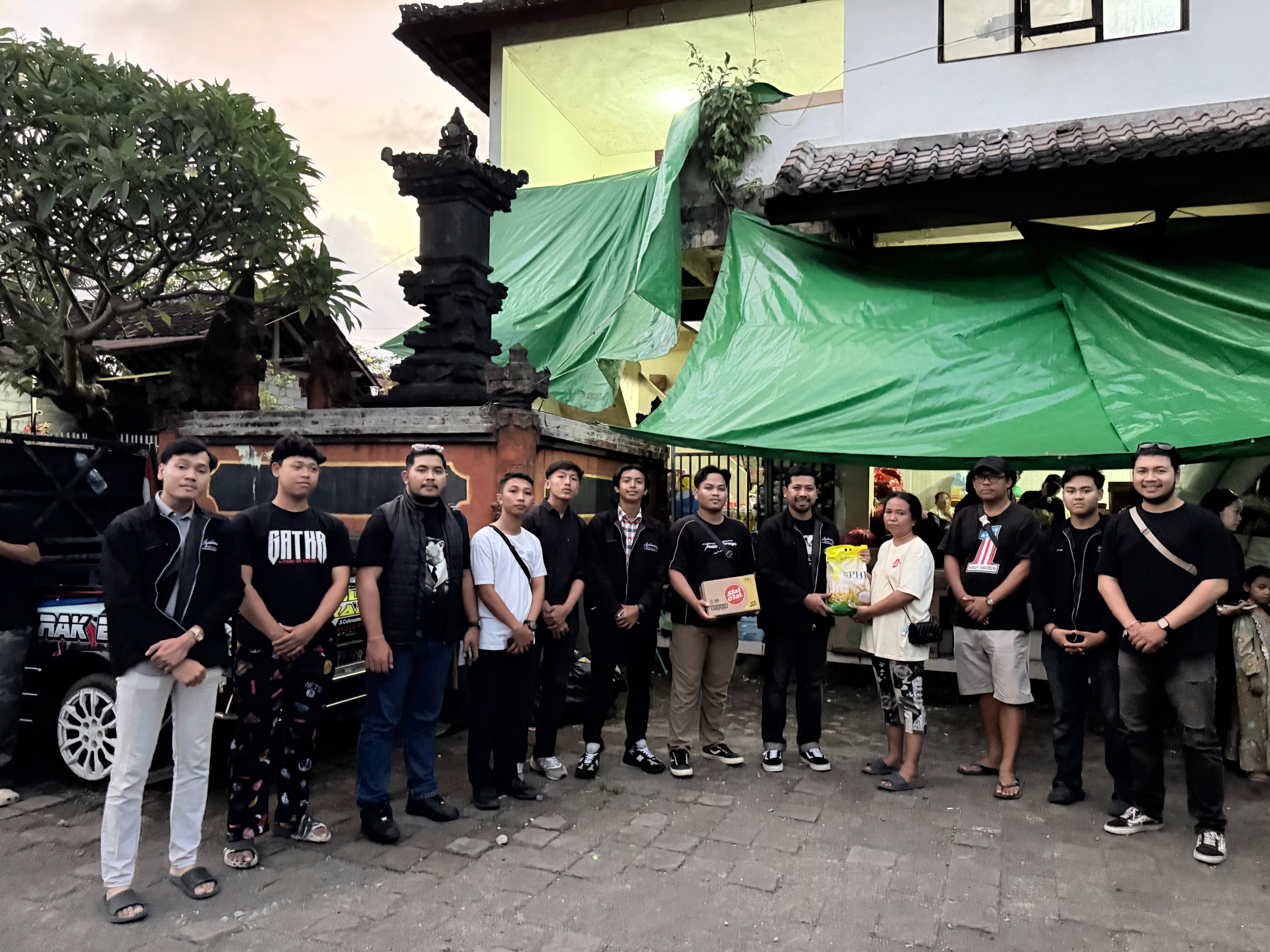 GMNI Bali Salurkan Bantuan Sosial untuk Korban Banjir melalui Gerakan Salingbantu Foto : Ist