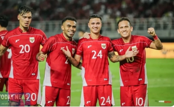 Hajar Taiwan 6-0, Pemain Lokal Dominasi Lini Timnas Selebrasi sjuad Timnas usai mebang 6-0 dari Taiwan. Foto : Ist
