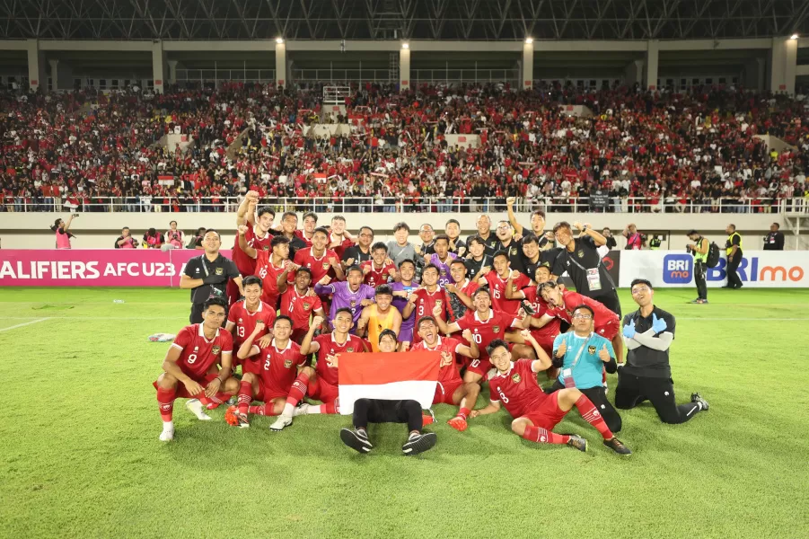 Kualifikasi Piala Asia U-23 Sjuad Timnas Garuda U-23. Foto : Ist