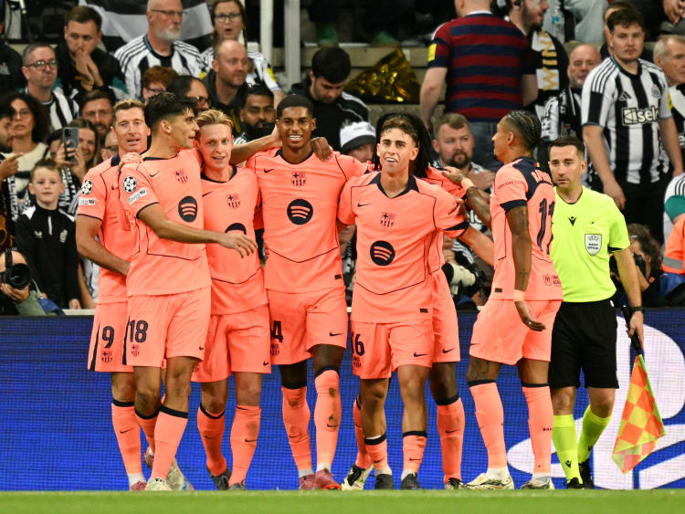 Liga Spanyol Selebrasi Barcelona usai menang 3-0 dari Getafe. Foto : Ist