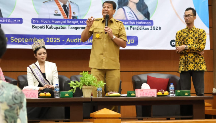 Mahasiswa Diminta Untuk Terus Mengembangkan Inovasi Dan Kreativitas Bupati Tangerang, Moch. Maesyal Rasyid, memberikan kuliah umum kepada para mahasiswa Universitas Insan Pembangunan Indonesia (UNIPI) Bitung, Curug pada Selasa (2/9).