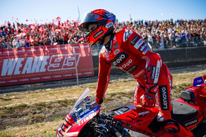 Pembalap tim Ducati Marc Marquez juara dunia MotoGP 2025. Foto : Ist