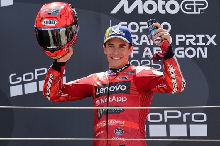Juara dunia MotoGP 2025 Marc Marquez. Foto : Ist