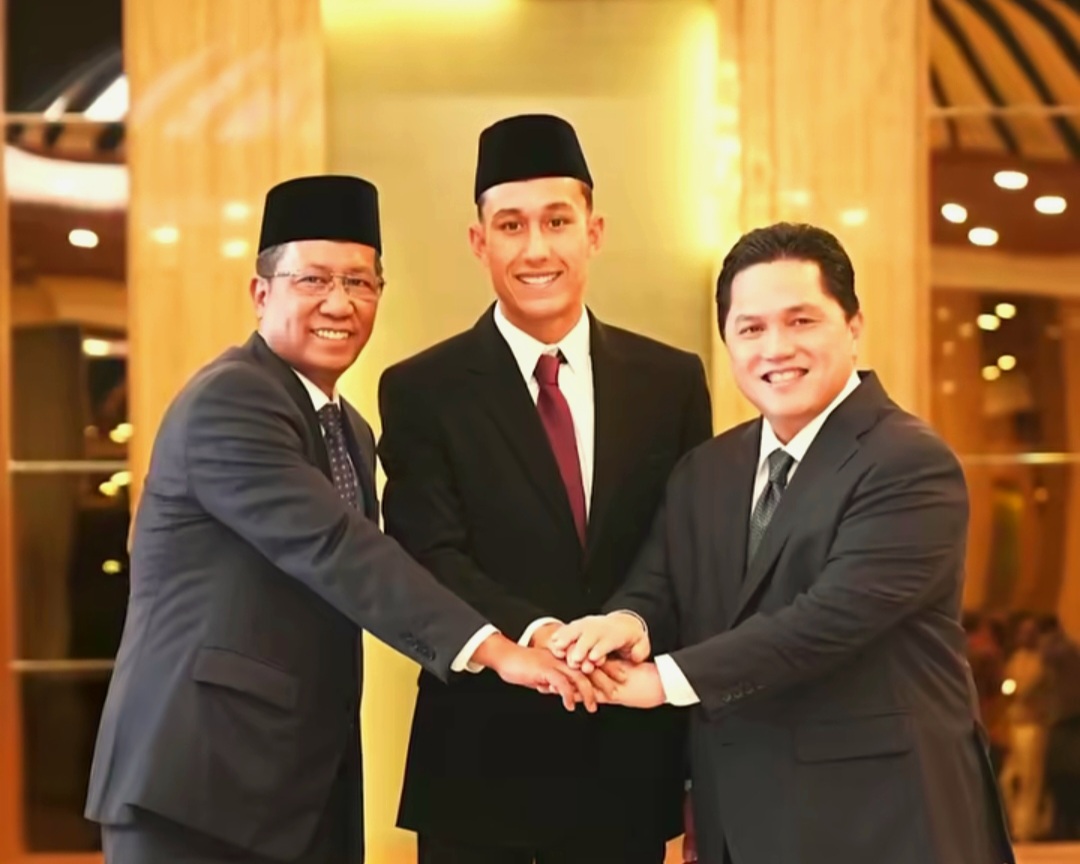 Skuad baru Timnas Miliano Jonath (tengah). Foto : Ist