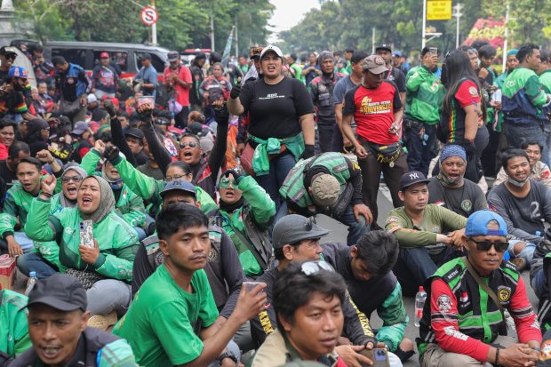 Ojol Berbagai Daerah Kompak Tolak Ikut Aksi 179, Fokus Nafkahi Keluarga Ilustrasi. Foto : Ist