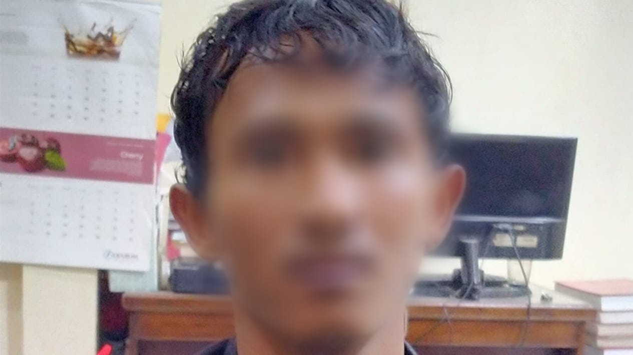 R mantan menantu otak pembobolal rumah dikawasan Serang Baru. Foto : Ist