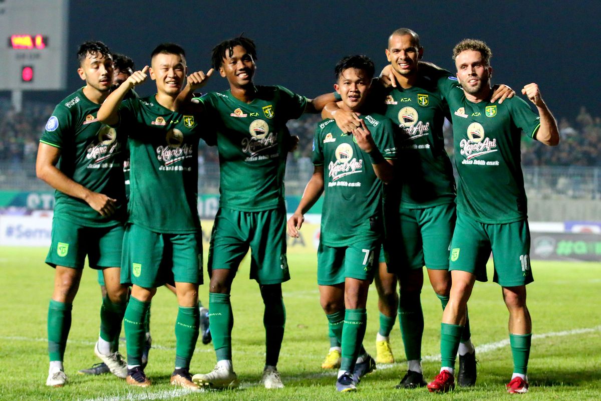 Persebaya On Fire, Siap Tantang Persib Di Bandung Skuad Persebaya. Foto : Ist