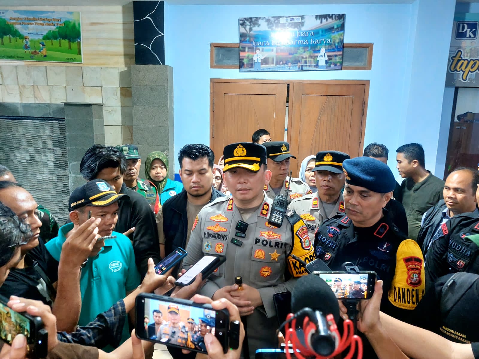 Polisi Pastikan Ledakan di Pamulang Tak Bersumber dari Bom Atau Bahan Peledak Lain Kapolres Tangerang Selatan AKBP Victor Inkiriwang. (Ist)
