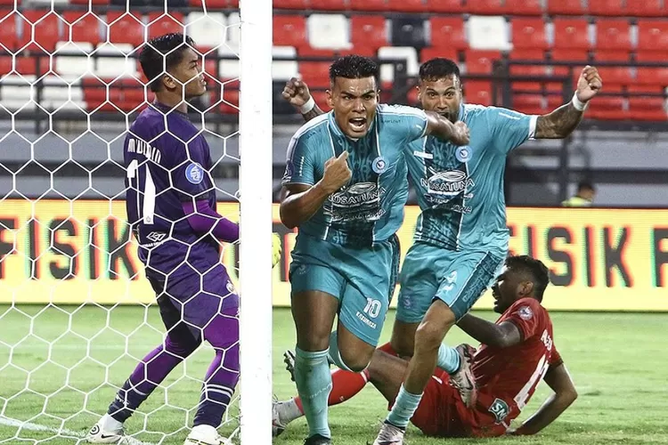 Laga PSBS vs Semen Padang, laga dimenangkan PSBS dengan skor 2-1. Foto : Ist