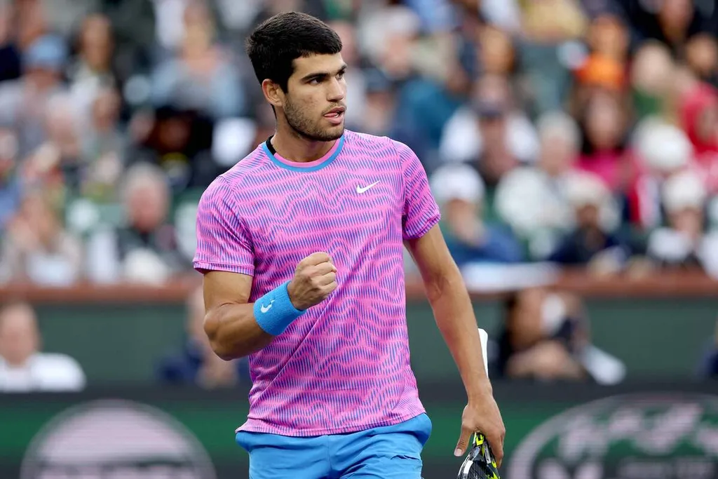 Raja Tenis Dunia Takluk Hadapi Fritz Petenis papan atas asal Spanyol Carlos Alcaraz. Foto : Ist