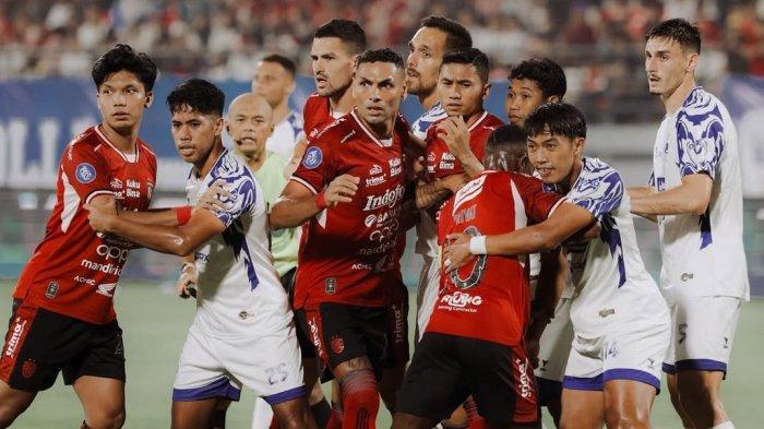 Laga Persija vs Bali United berakhir seri 1-1. Foto : Ist