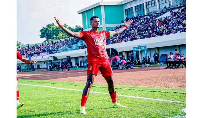 Rosalvo Junior Mesin Gol Persijap Mesin gol Persijap asal Brazil Rosalvo Junior. Foto : Ist