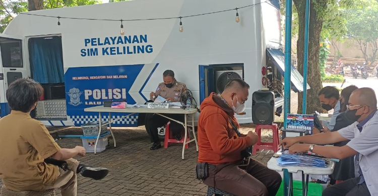 SIM Keliling Kota Bekasi Senin 22 September 2025 Foto : Ist