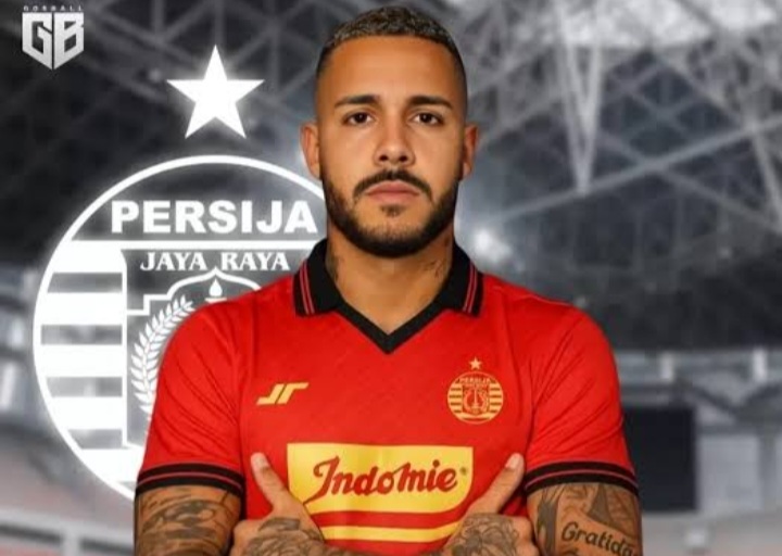 Stiker Asal Brazil Maxwell Souza Mesin Gol Persija Bomber Persija Maxwell Souza. Foto : Ist