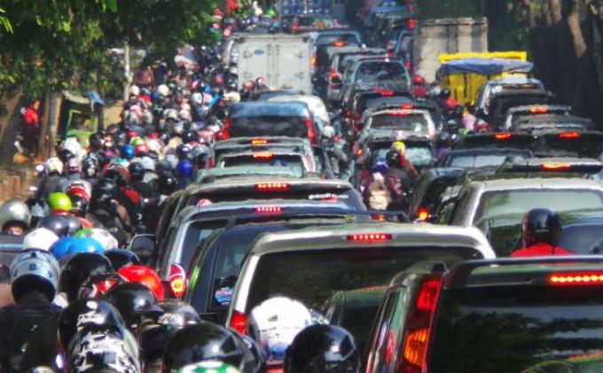 Kemacetan akibat proyek di Jalan TB Simatupang, JakSel. Foto : Ist