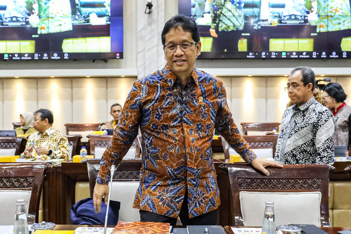 Menkeu Purbaya saat rapat dengsn Komisi IX DPR. Foto : Ist