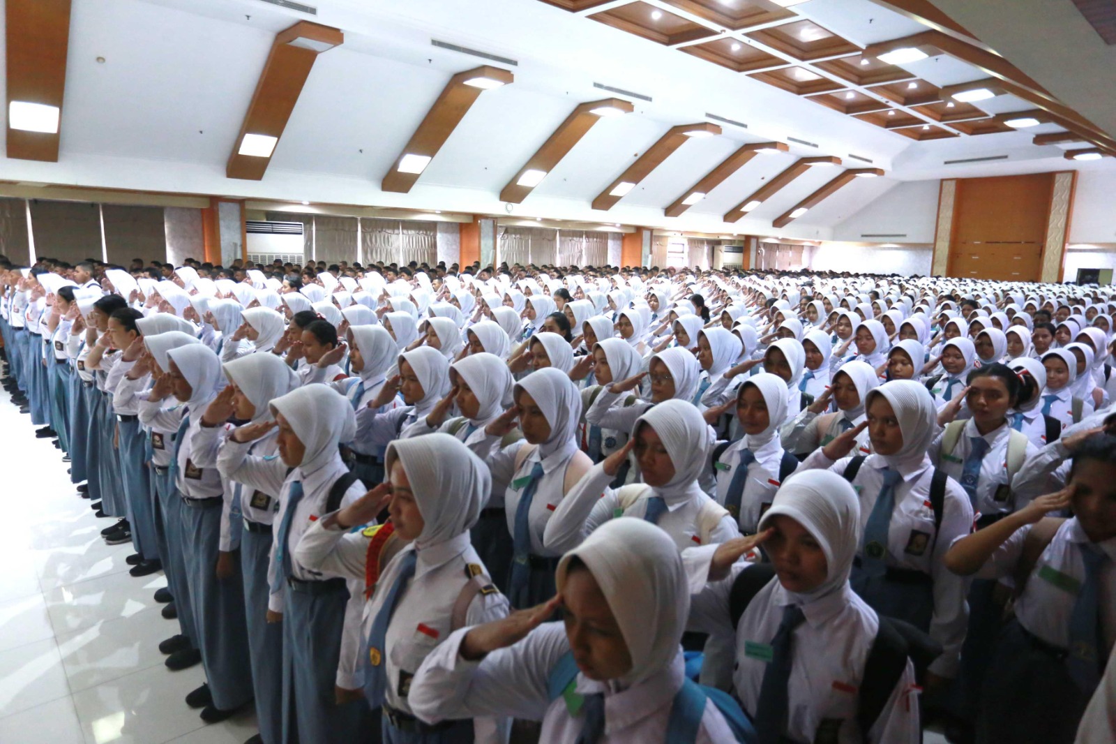 1.200 Siswa Ikuti Latgab Capasko Sebanyak 1.200 Siswa-Siswo terlihat mengikuti Latgab Capasko