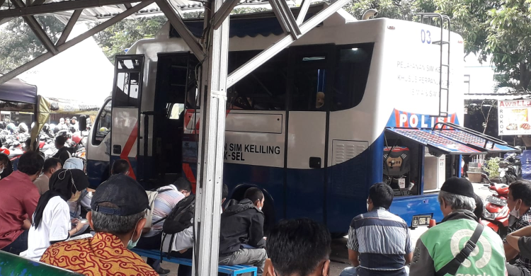 2 Lokasi Pembuatan SIM Keliling Kota Depok, Sabtu 01 November 2025 Foto : Ist