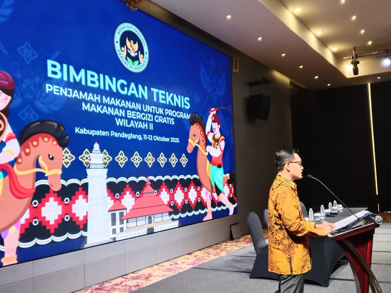 BGN Gelar Bimtek Penjamah Pangan di Serang Banten Foto : Istimewa