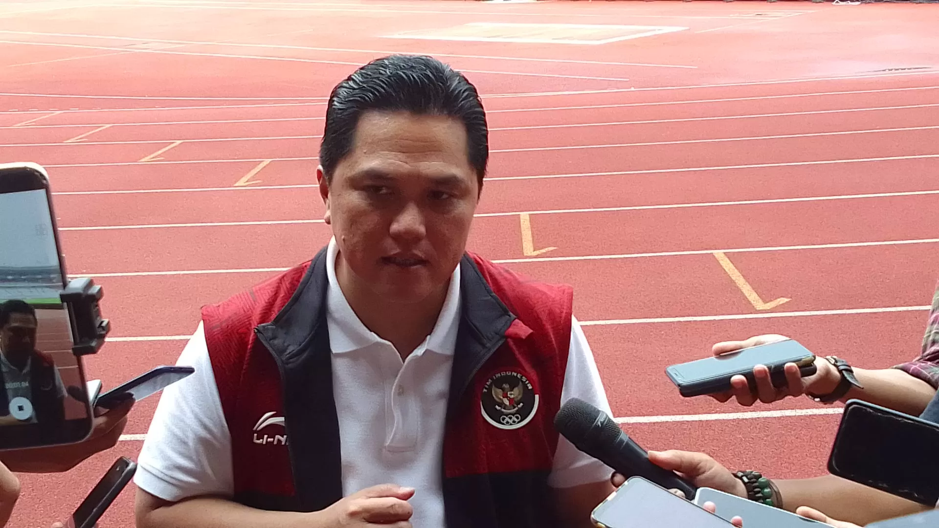 Erick Thohir: Era Shin Tae-yong dan Kluivert Telah Usai, PSSI Cari Pelatih Baru Ketum PSSI Erick Thohir. Foto : Ist