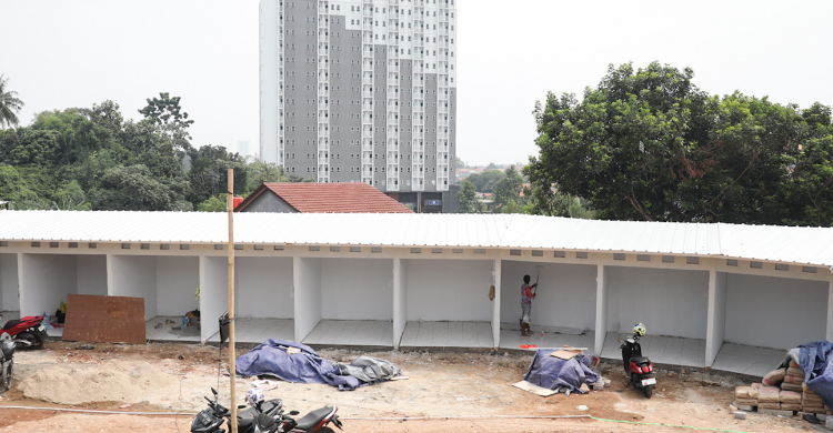 Tempat rekolasi pasar hewan di Lenteng Agung. Foto : Ist