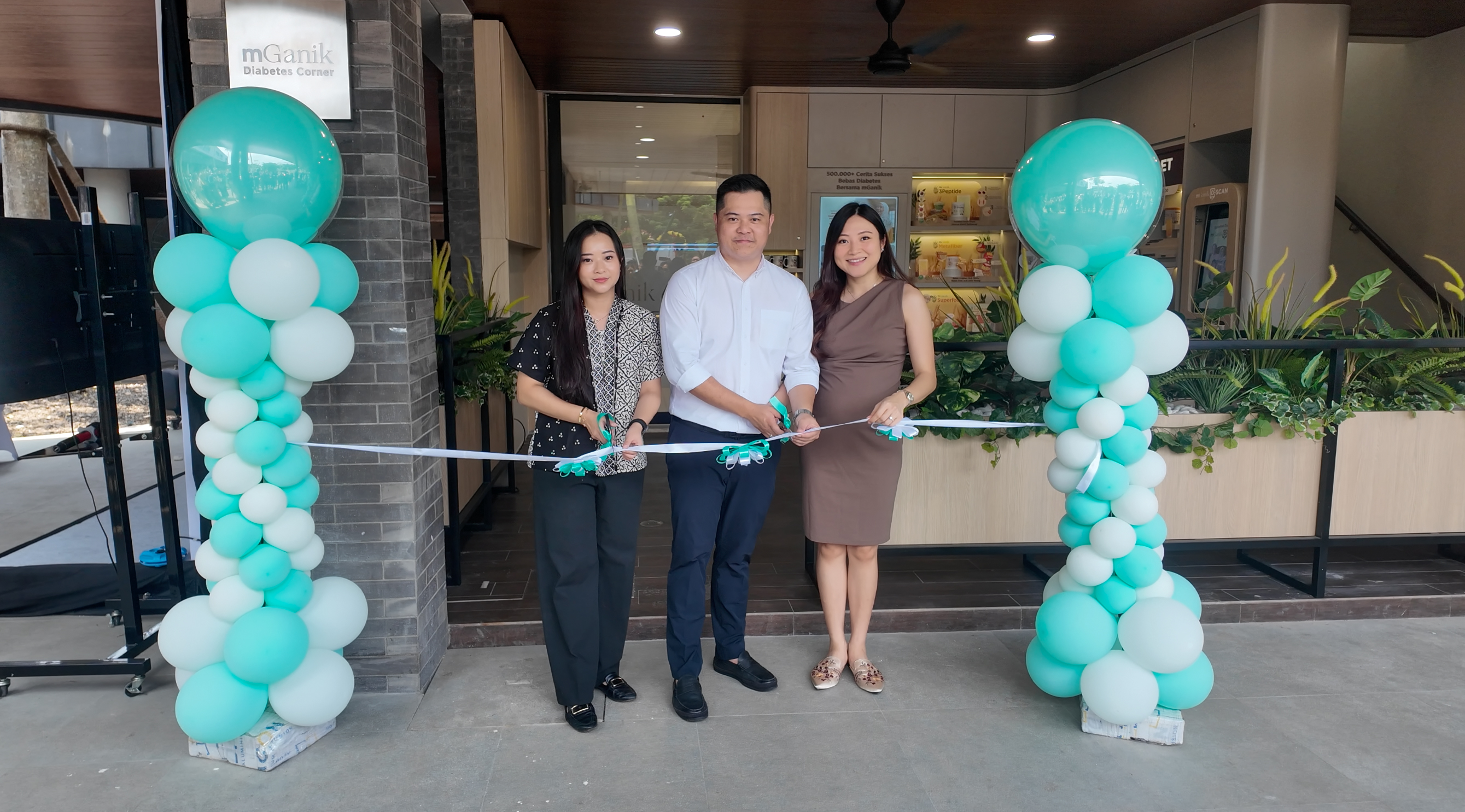 Peresmian mGanik Diabetes Corner di kawasan Bintaro, Tangerang Selatan, Senin (13/10/2025). (Ist)