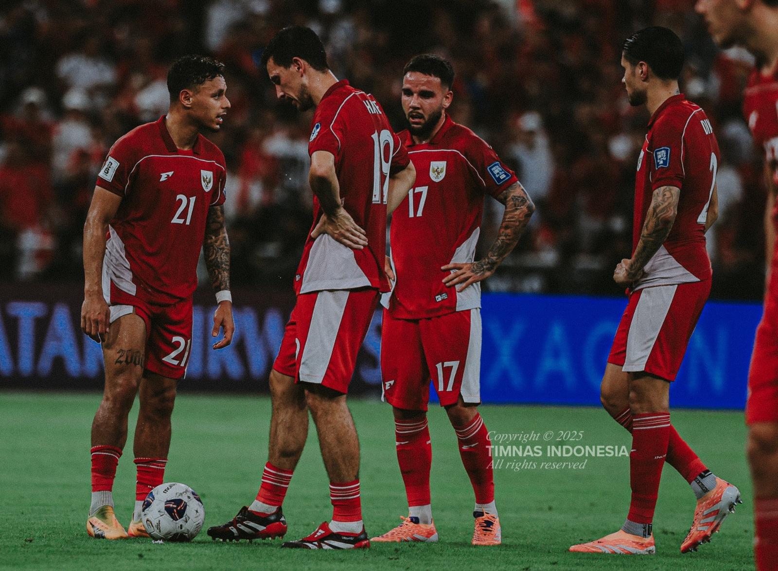 Timnas Senior gagal melaju ke Piala Dunia ussi kalah 0-1 dari Irak. Foto : Ist