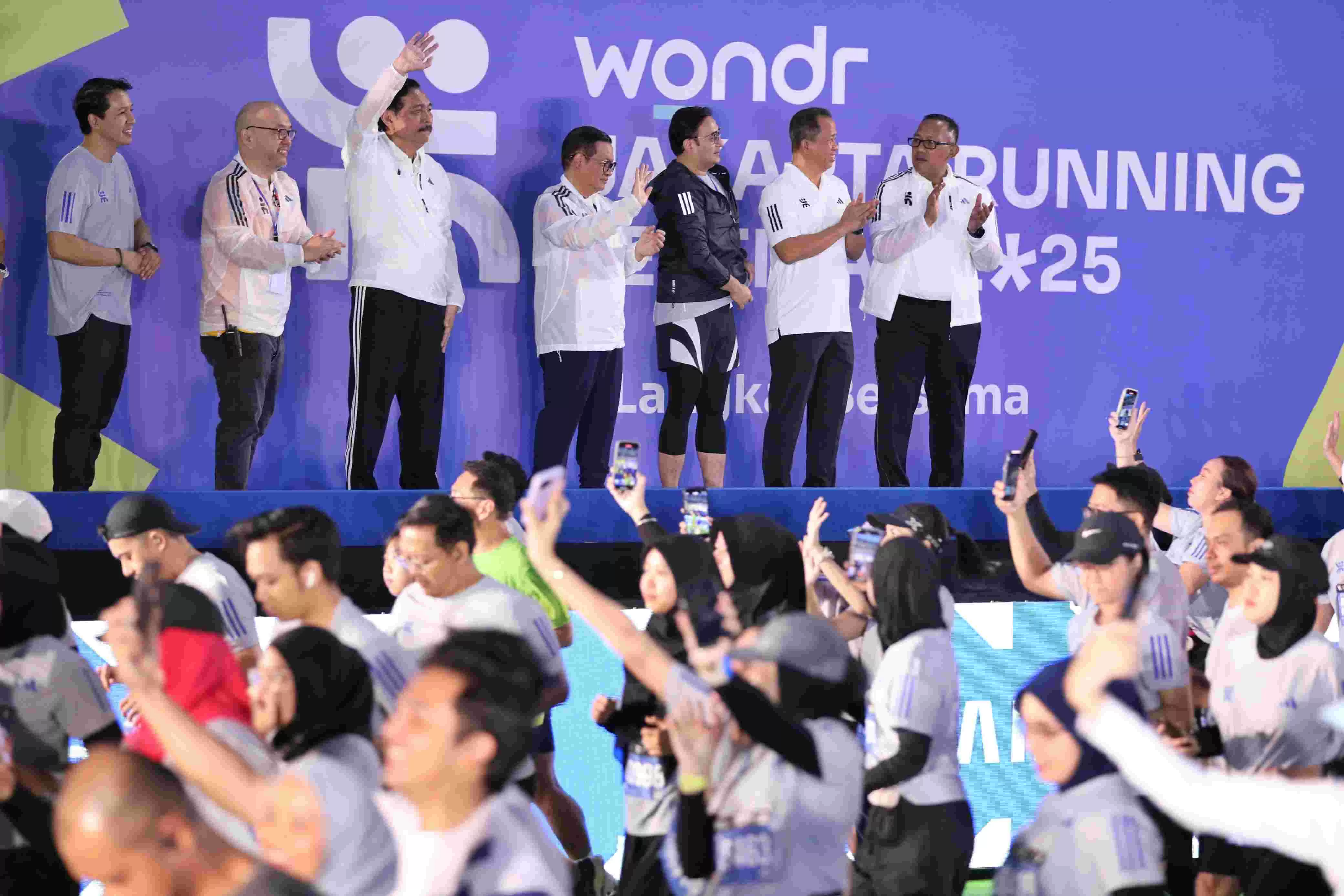 JRF Makin Diakui Sebagai Destinasi Sport Tourism Asia Tenggara Gubernur Pramono Anung (no 4 dari kiri) saat membuka JRF 2025. Foto : Ist